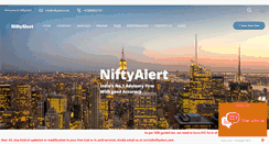 Desktop Screenshot of niftyalert.com